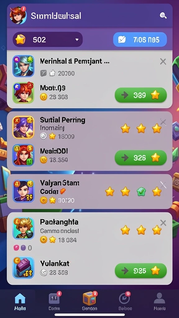 Screenshot qqstar nomor 1